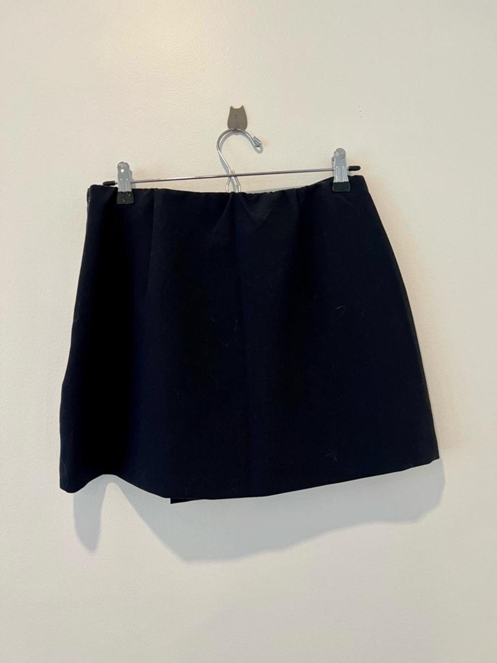Abercrombie & Fitch Black Wrap Mini Skirt - Picture 3 of 5